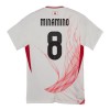 Camiseta de fútbol Japón Minamino 8 Segunda Equipación 2024-25 - Hombre